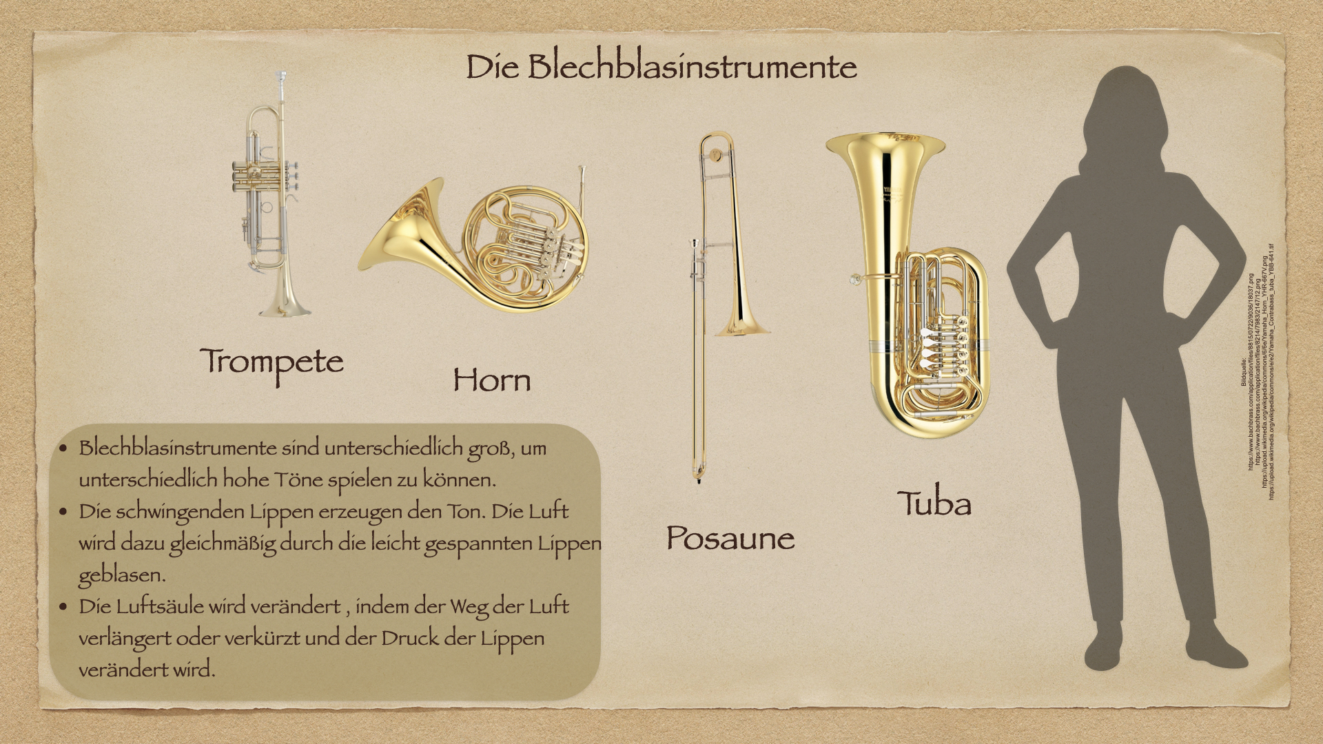 Die Blechblasinstrumente – Musik in der Schule